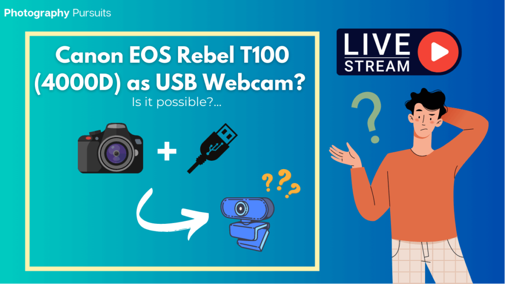 CANON EOS REBEL T100 4000D USB WEBCAM LIVESTREAMING FEATURED IMAGE