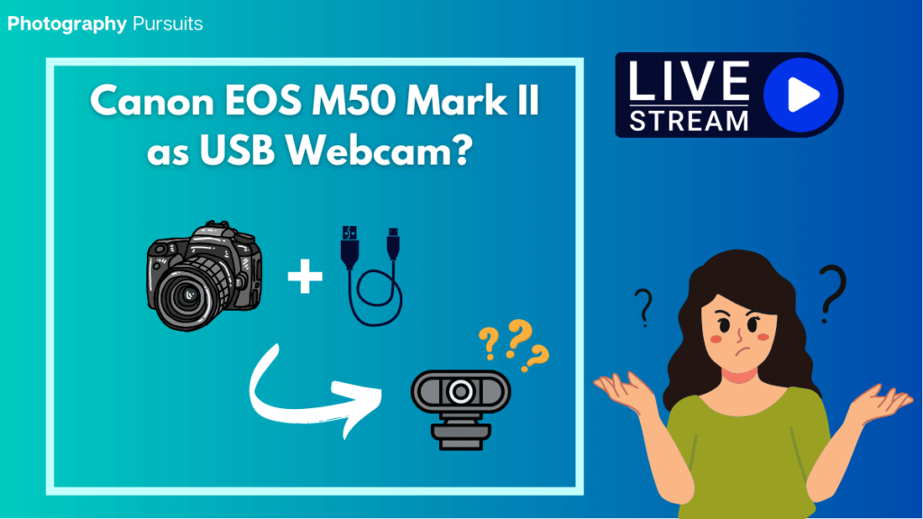 can i use canon eos m50 mark ii as a webcam - livestreaming Featured Image