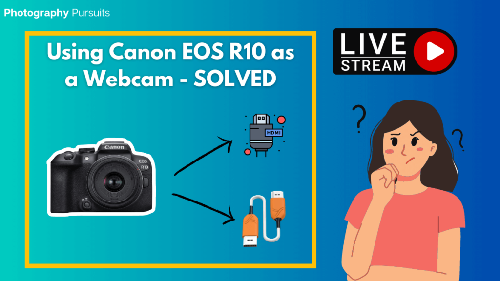 using canon eos r10 as a webcam guide Featured Image